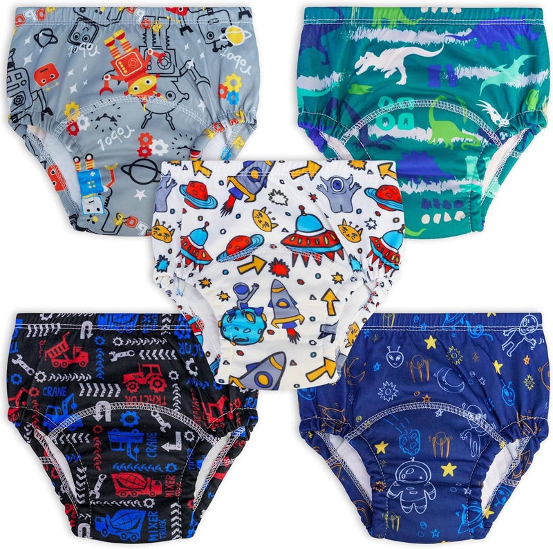 Max Shape Baby Boys Potty Training Underwear Toddler Training Underwear for Boys Absorbent Potty Training Pants Boys Cotton Pee Pants 2t 3t 4t - Image 1